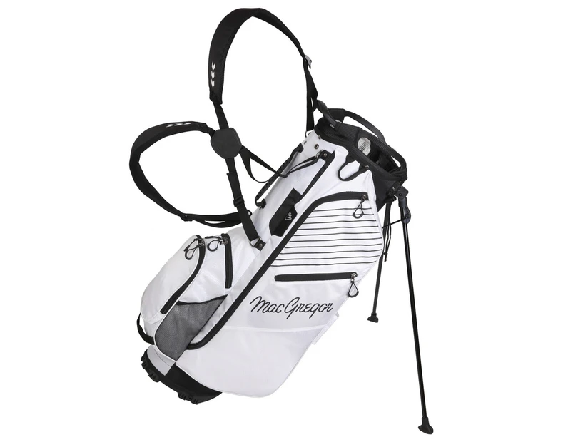 Askecho Silencer Golf Cart Bag 14 Way Organizer Divider Top T-LOCK 2.0 /  White