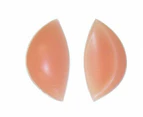 Womens Push Up Silicone Bra Inserts Breast Cleavage Chicken Fillets - Half Full - Nude
