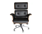 Replica Eames High Back Executive Desk / Office Chair | Black (V2)