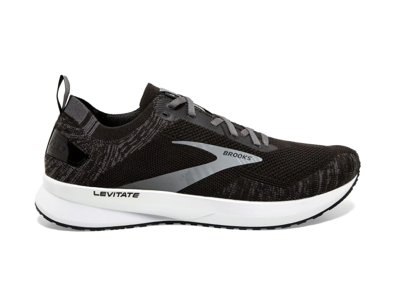 Brooks Men's Levitate 4 Running Shoes - Black/White