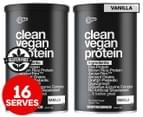 2 x BSc Clean Vegan Protein Powder Vanilla 375g / 16 Serves 1
