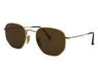 Ray-Ban RB3548N Hexagonal Metal Flat Lenses Polarized 001/57 Men Sunglasses
