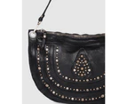 Jo Mercer Women's Campomaggi Verona Shoulder Bag Black Leather Accessories - Black