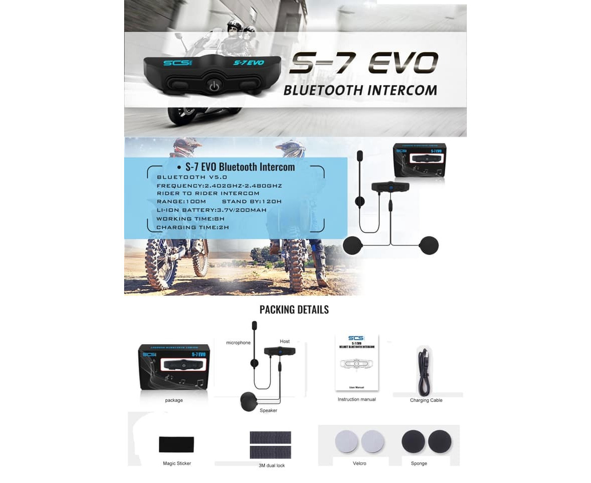 scs s7 bluetooth headset