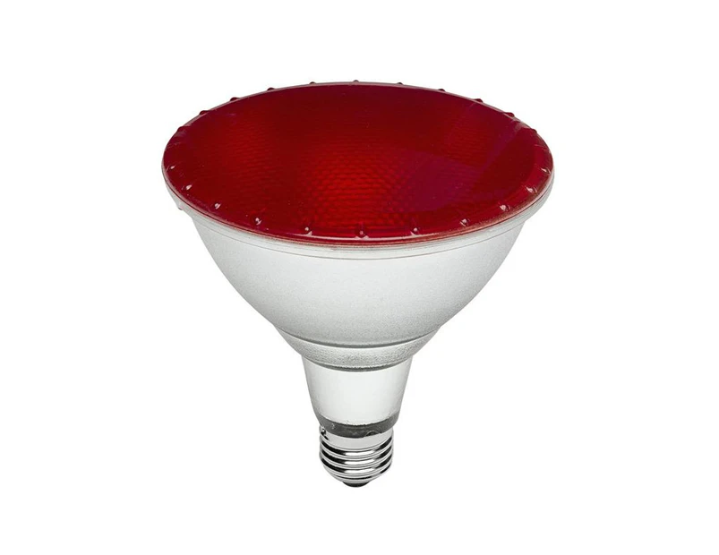 15w LED E27 Par38 Globe Red, Yellow, Green - Red 150lm