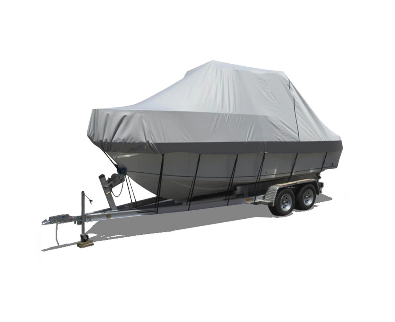 Boat Cover 19-21 FT Trailerable Weatherproof 600D Jumbo Marine Grade Heavy Duty