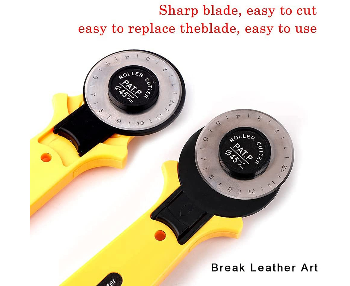 28mm Patchwork Roller Wheel Cutting Blade for Fabric Leather Cloth Cutter  Tool for sale online