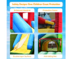Costway 6-IN-1 Inflatable Kids Jumping Castle Bouncer Play House Indoor Outdoor Trampoline Toy Slide, Birthday Xmas Gift w/Blower
