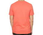Tommy Hilfiger Men's Nantucket Flag V-Neck Tee / T-Shirt / Tshirt - Spiced Coral