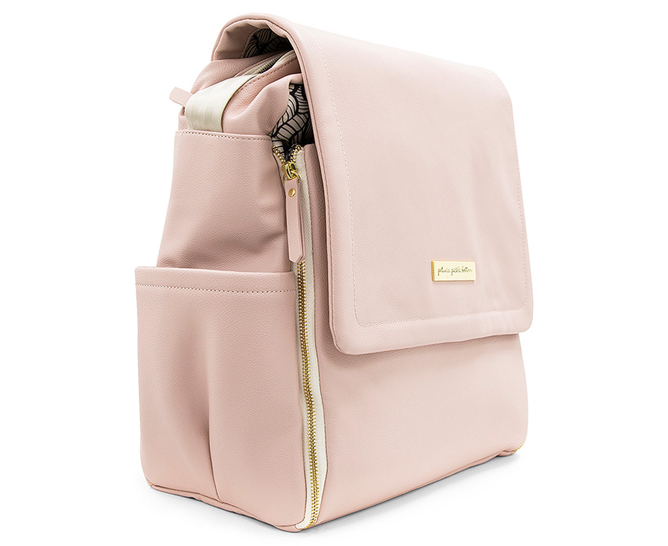 Petunia Pickle Bottom  Boxy Backpack - Blush Leatherette