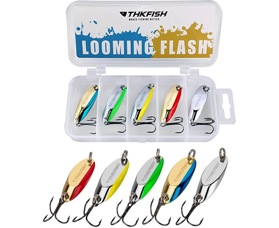 Thkfish Spinner Baits Fishing Spinners Spinnerbait Trout Lures Fishing Lures For Bass Trout Crappie