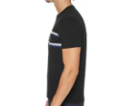 Calvin Klein Men's Stripe Crewneck Tee / T-Shirt / Tshirt - Black