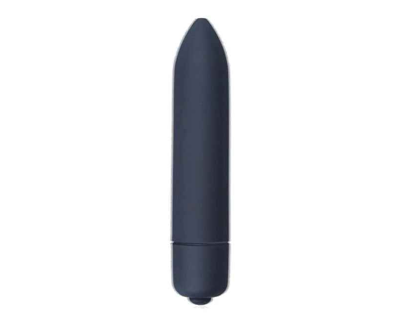 Black Powerful Mini G Spot Bullet Vibrator 10 Speeds Women - Black