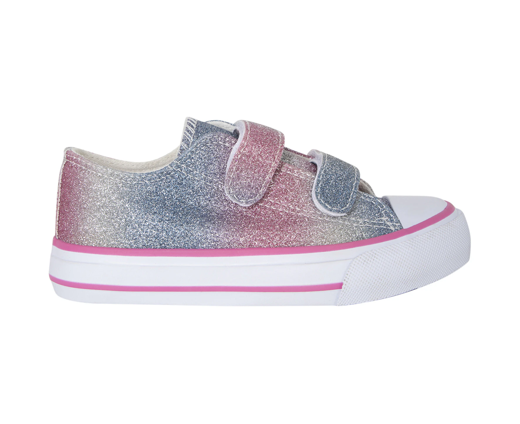 Shimmy Vybe Junior Touch Fastening Casual Sneaker Girl's - Multicolor