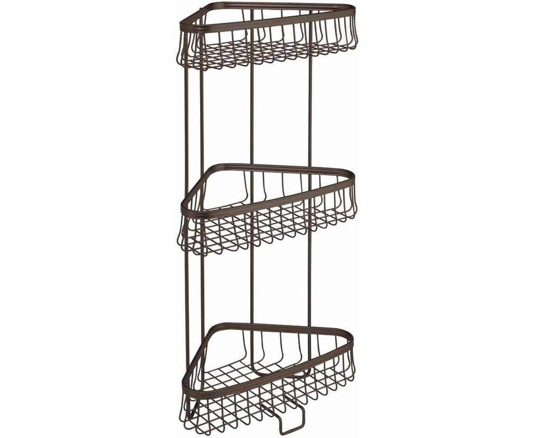 Interdesign York Lyra Shower Caddy Bronze