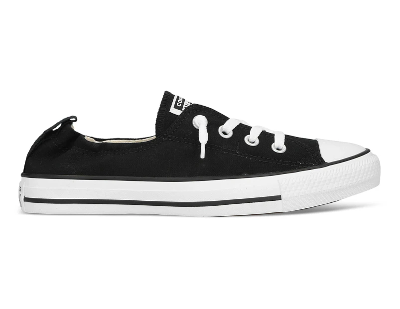 Converse Women's Chuck Taylor All Star Shoreline Slip On Sneakers - Black |  