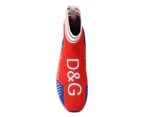 Dolce & Gabbana Blue Red Sorrento Logo Sneakers Socks Shoes Men Shoes Sneakers