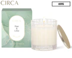 Circa Pear & Lime Scented Soy Candle 60g