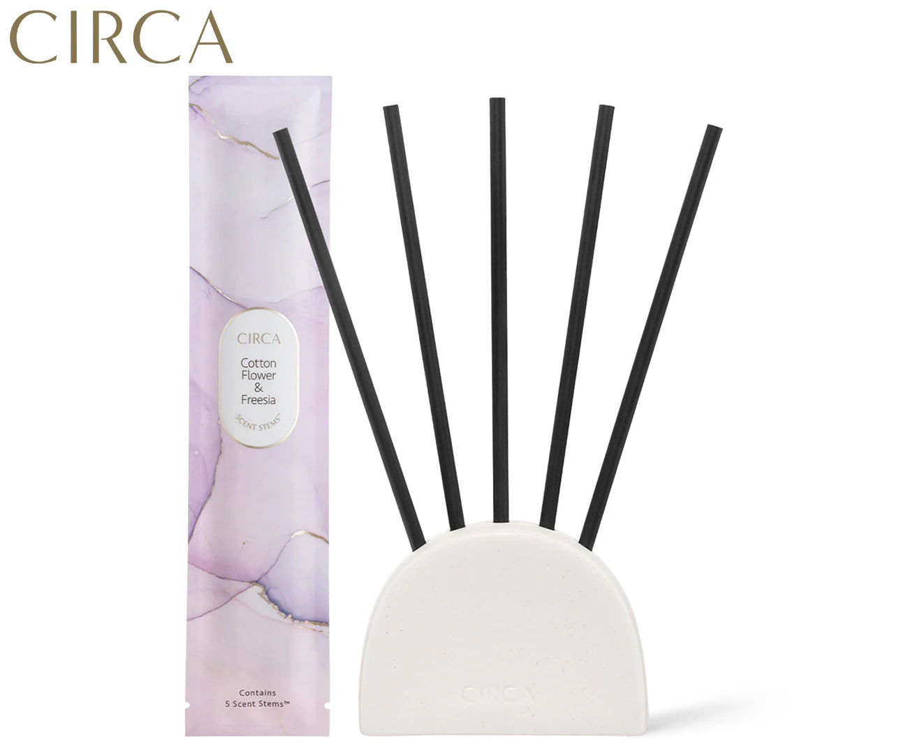 Circa Cotton Flower & Freesia Scent Stems Replacement Diffuser