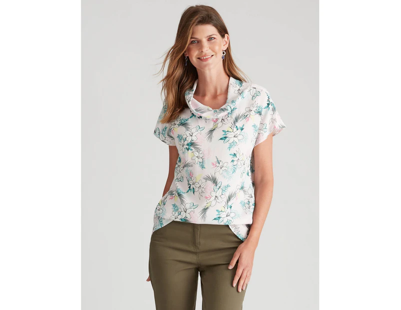 W.Lane Relaxed Floral Top - Womens - Multi