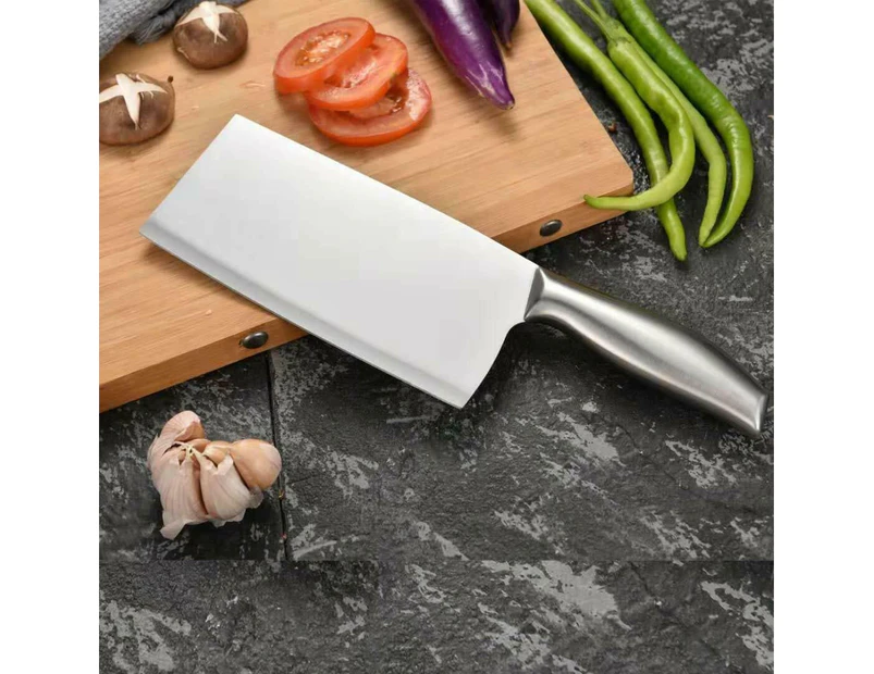 7.2'' Kitchen Knife Butcher Knives sharpener Vegetable Meat Cleaver