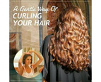 Reusable Heatless Curling Rod Curls Silk Ribbon Hair Rollers Headband - Snow Bud