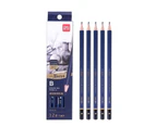 Deli S999 B Graphite Safety Quality Drawing Sketching Writing Pencil Set 12Pcs