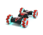 Multi-Mode 4WD Twist Stunt RC Car 360 Degree Flip Rotating Off Road Vehicle Racing Car Gift -Red