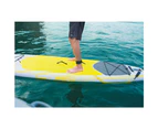 Bestway 3.2m Aqua Cruise Inflatable Tech Paddle Board Set w/Pump/Backpack/Leash