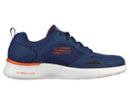 Skechers Men's Skech-Air Dynamight Sneakers - Navy/Orange