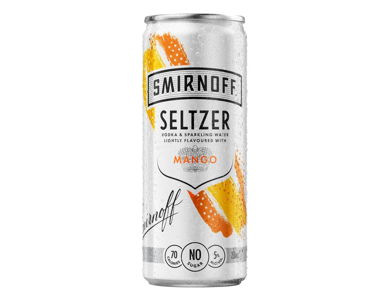 Smirnoff Mango Seltzer (10X250ML)