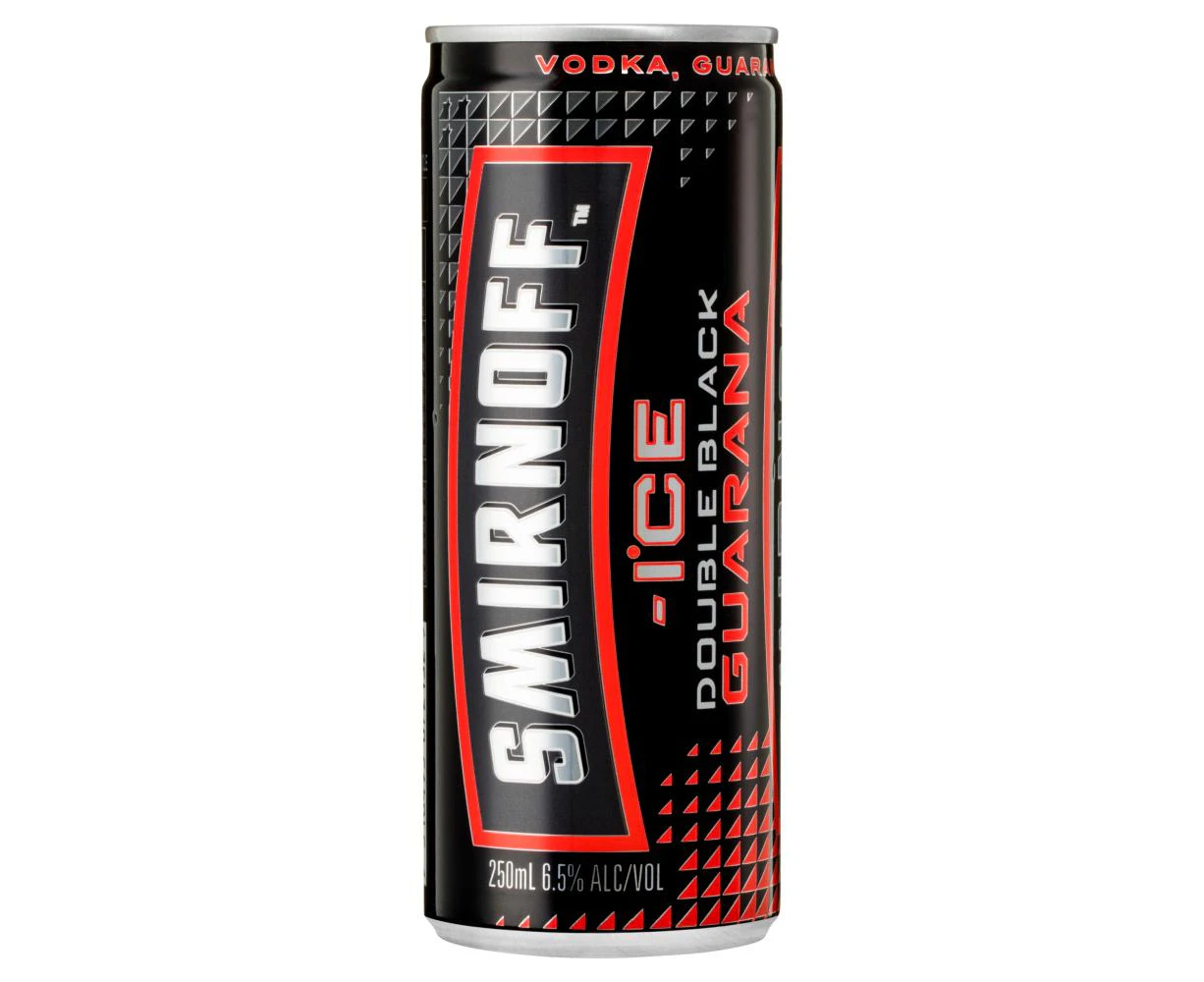 Smirnoff Ice Double Black & Guarana (10X250ML)