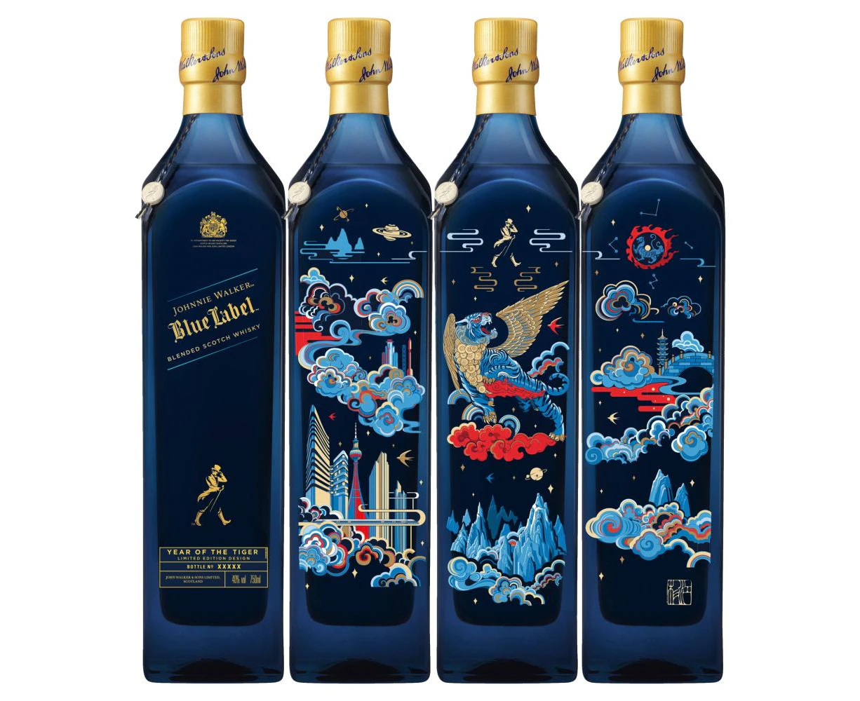 Johnnie Walker Blue Label Year of the Tiger Limited Edition 750mL