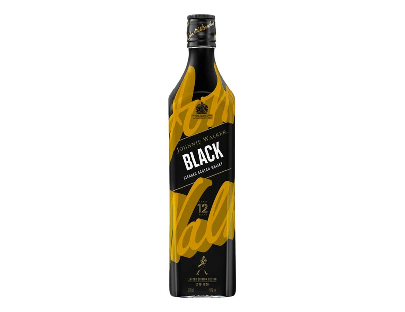 Johnnie Walker Black Label Limited Edition Design Scotch Whisky 700mL