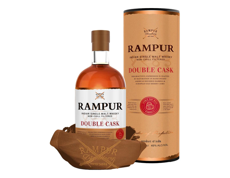 Rampur Double Cask Single Malt Whisky 700mL