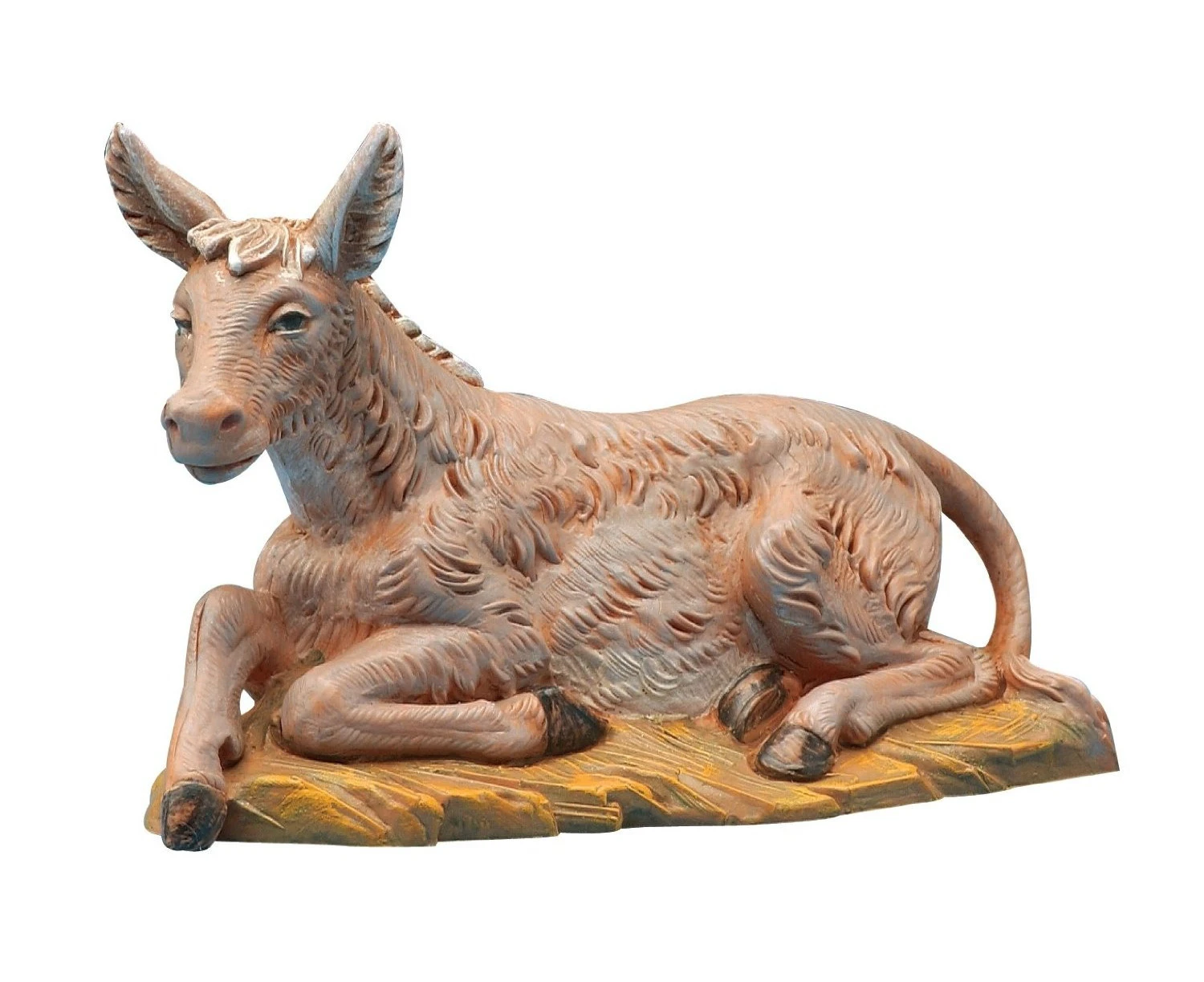 Fontanini by Roman Seated Donkey Nativity Figurine, 13cm