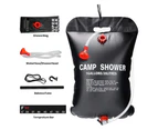 EZONEDEAL 5 gallons/20L Solar Heated Portable Shower Hot Water Bath Bag