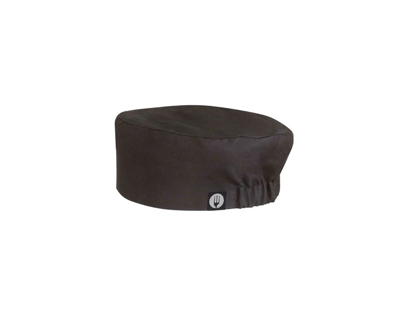 HORNSBY | Chef Beanie Hat with Elastic Back - Black