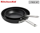 KitchenAid 2-Piece 20/28cm Non-Stick Aluminium Frying Pan Set