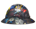 Cool Hard Hats Unisex BATMAN COMIC Pro Choice Wide Brim Safety Hard Hat