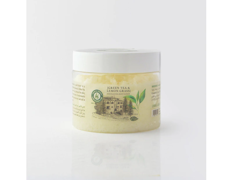 Khan Al Saboun Green Tea & Lemon Grass Organic Body Scrub