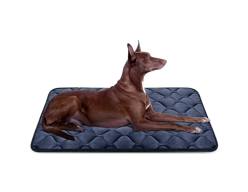EZONEDEAL Dog Dog Bed Mat Crate Pad Anti Slip Mattress Washable for Large Medium Small Pets Sleeping 65x90cm
