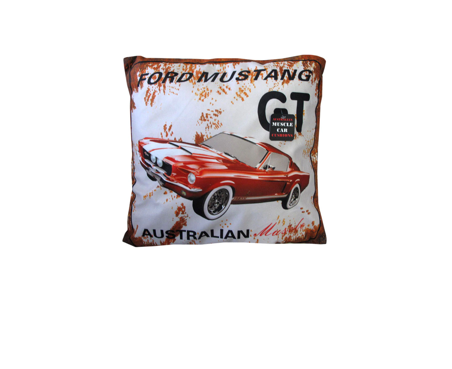 Australian Muscle Car Cushion GT Ford Mustang 40 x 40 cm