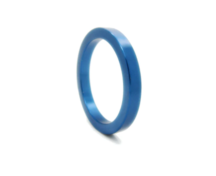 Three Sizes Metal Penis Aluminium Alloy Male Cock Ring Men - Blue