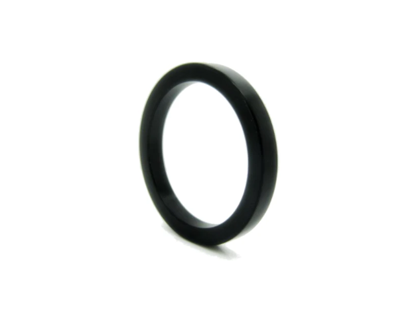 Three Sizes Metal Penis Aluminium Alloy Male Cock Ring Men - Black
