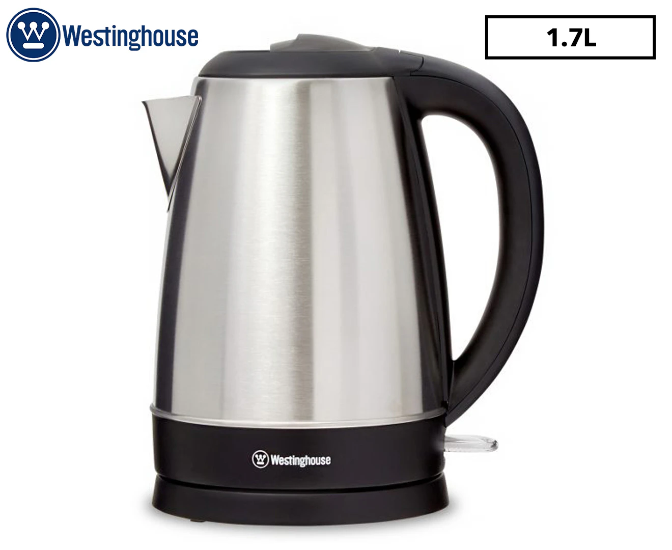 Westinghouse 1.7L 2200W Cordless Kettle Jug Boiler Coffee/Tea Stainless Steel