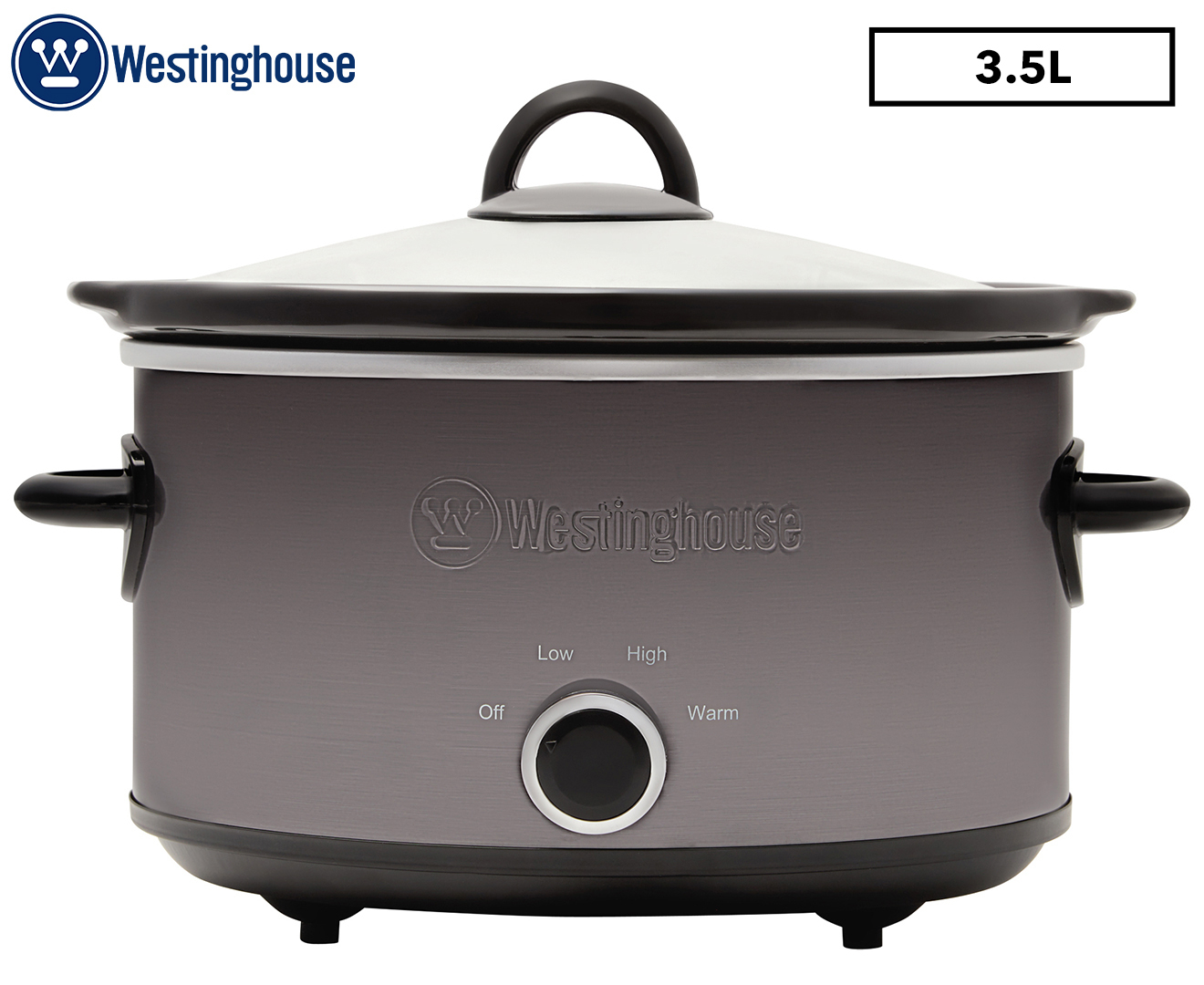 Westinghouse L Slow Cooker Black Stainless Steel Whsc Ks Catch