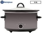 Westinghouse 3.5L Slow Cooker - Black/Stainless Steel WHSC09KS 1
