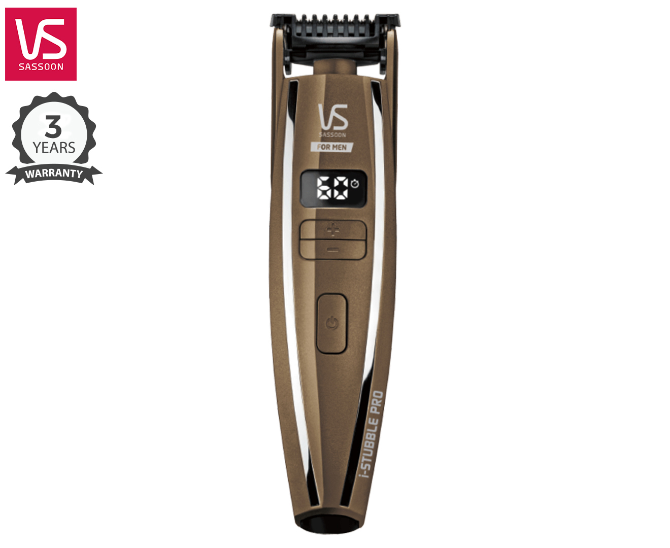 VS Sassoon For Men I-Stubble Pro Beard Trimmer - VSM7896A | Catch.com.au