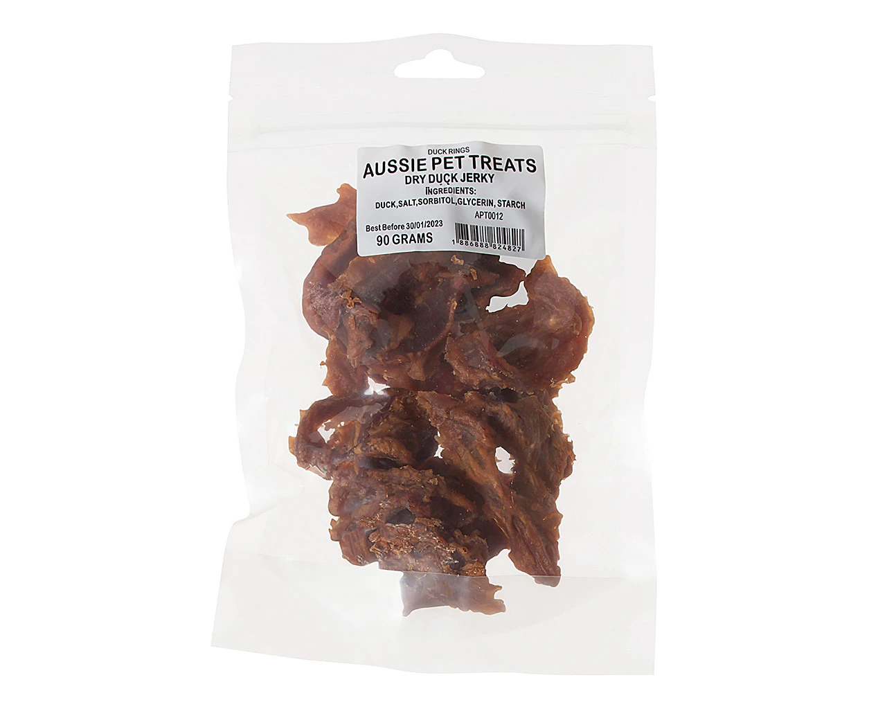 Doglisious Duck Jerky Rings 90G Dog Treats